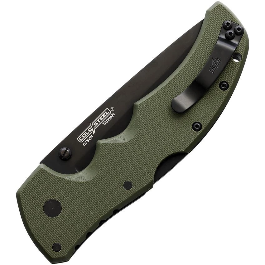 Cold Steel 27BTODBK Recon 1 Lockback Tanto OD 4 Cold Steel 27BTODBK Recon 1 Lockback Tanto OD - Image 2