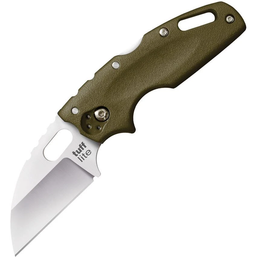 Cold Steel 20LTG Tuff Lite Plain OD Green Wharncliffe Linerlock Folding Pocket Knife 3 Cold Steel 20LTG Tuff Lite Plain OD Green Wharncliffe Linerlock Folding Pocket Knife