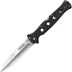 Cold Steel 10AA Counter Point XL AUS10A Stainless Blade Knife With Black Griv-Ex Handle