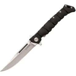 Cold Steel 20NQL Medium Luzon Linerlock Stainless Blade Knife With Black GFN Handle
