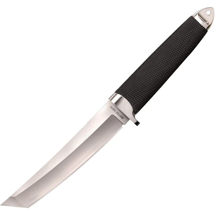 Cold Steel 35AB Master Tanto San Mai III Stainless Tanto Blade Knife With Black Kray-Ex Handle 3 Cold Steel 35AB Master Tanto San Mai III Stainless Tanto Blade Knife With Black Kray-Ex Handle