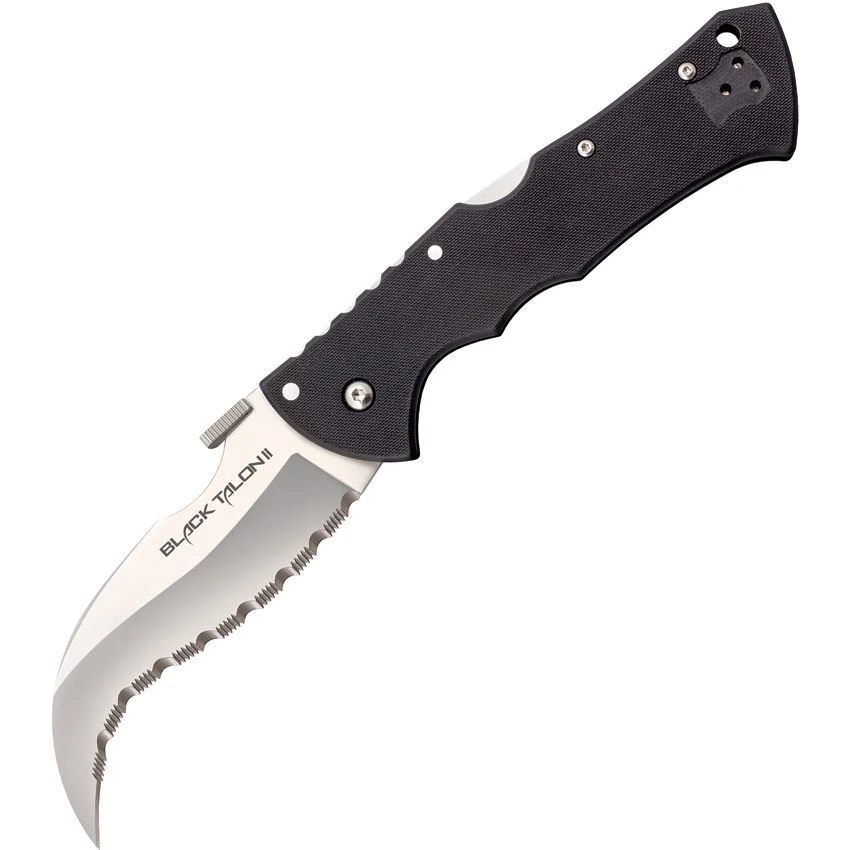 Cold Steel 22BS Black Talon II Lockback Knife With G10 Handle 3 Cold Steel 22BS Black Talon II Lockback Knife With G10 Handle
