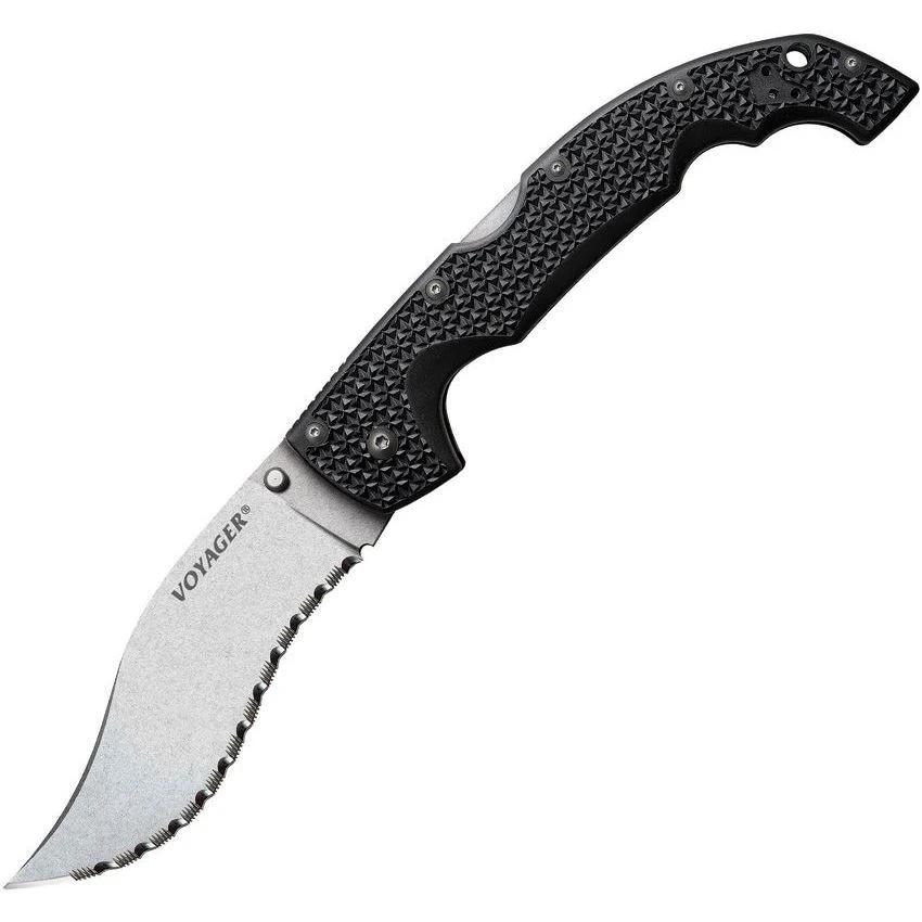 Cold Steel 29AXVS XL Voyager Lockback Vaquero Knife With Black Griv-Ex Handle 3 Cold Steel 29AXVS XL Voyager Lockback Vaquero Knife With Black Griv-Ex Handle