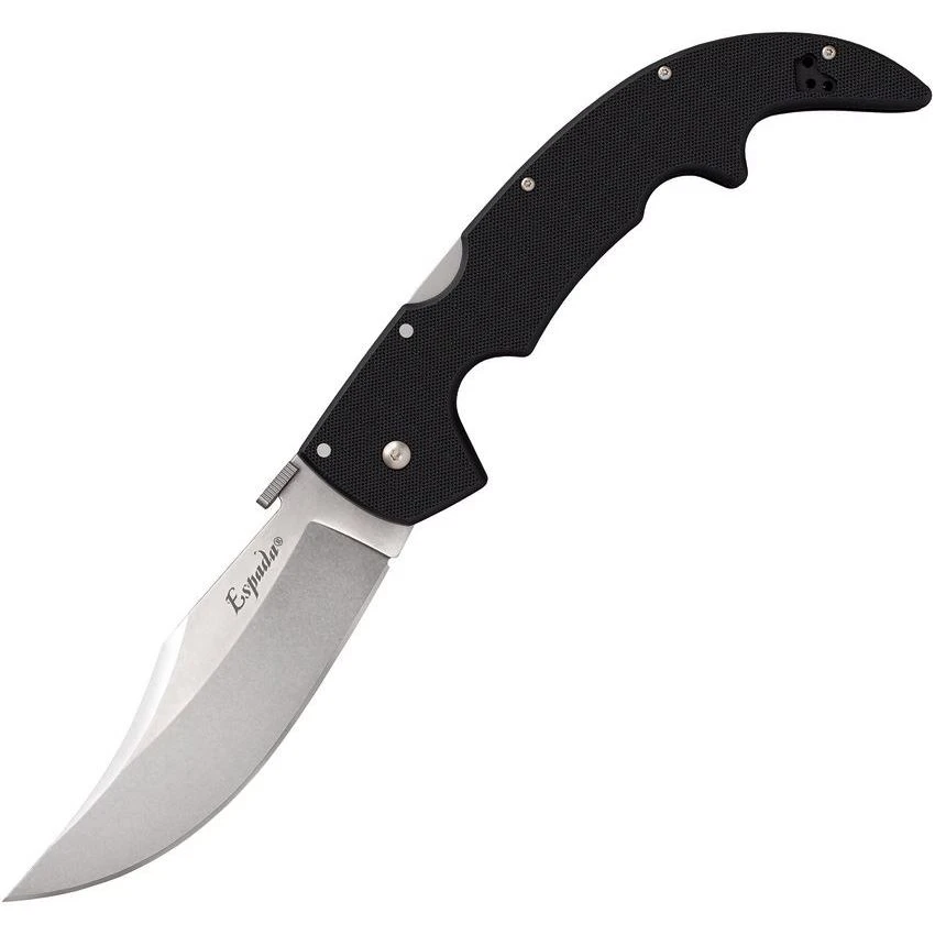 Cold Steel 62MGD Large Espada Lockback Black Knife With Black G10 Handle 3 Cold Steel 62MGD Large Espada Lockback Black Knife With Black G10 Handle