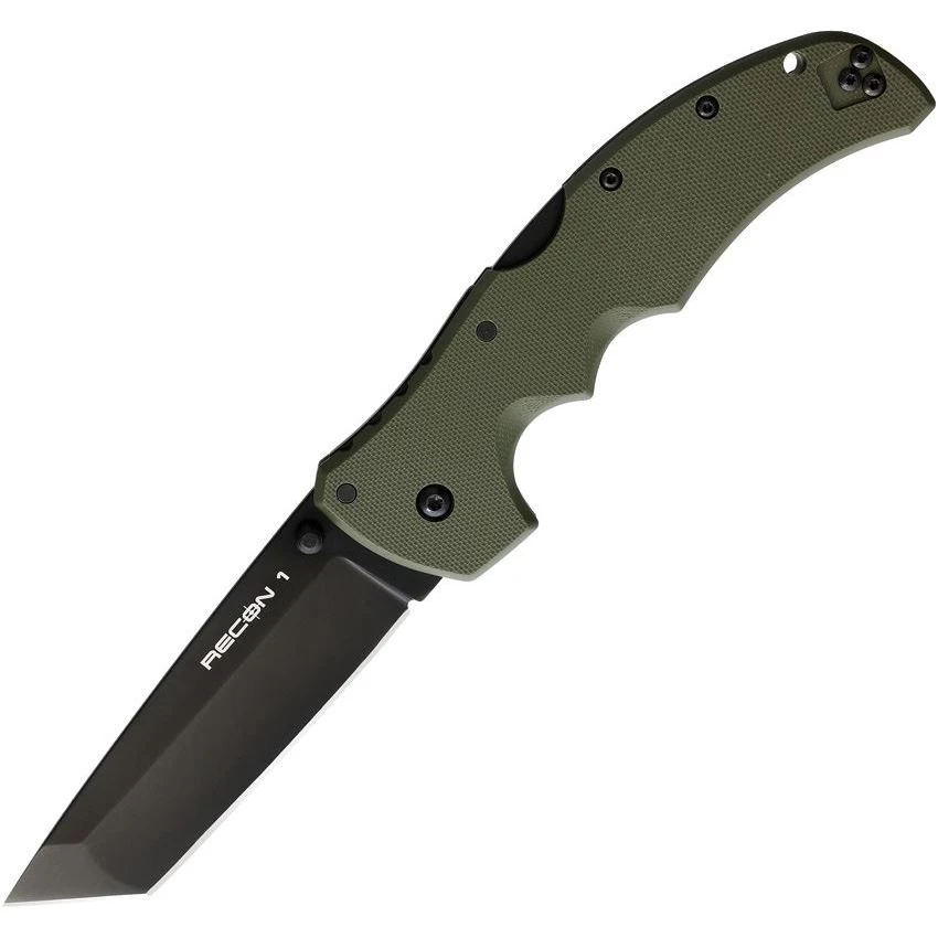 Cold Steel 27BTODBK Recon 1 Lockback Tanto OD 3 Cold Steel 27BTODBK Recon 1 Lockback Tanto OD