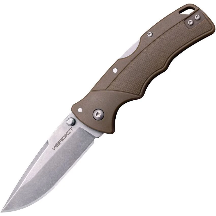 Cold Steel FLC3SPSSFDE Verdict Lockback FDE 3 Cold Steel FLC3SPSSFDE Verdict Lockback FDE
